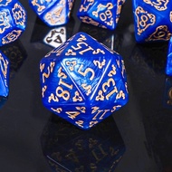 DND Dice Set Blue Polyhedral D&D Dice for Dungeons and Dragons Role Playing Games