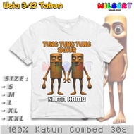 Kaos Anak Laki-Laki Tung Tung Tung Sahur Usia 3-12 TahunS-5XL