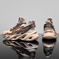 《910》HELONG Men Sports Shoes Luxury Casual Sneakers Mesh Running Shoes Summer Lightweight Platform F