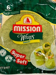 MISSION Wrap แผ่นแป้งมิสชั่น แรปส์