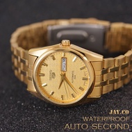 Seiko steel Gold couple watch autosecond waterproof SEK40