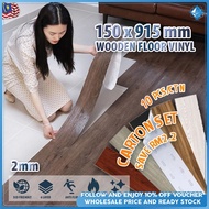 10pcs Vinyl Flooring 2MM Waterproof Self Adhesive Sticker Lantai Vinyl Pelekat Lantai Pelekat 地板貼 PV