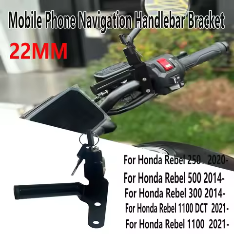 For Honda Rebel1100 Rebel250 Rebel500 Rebel300 CMX1100 CMX500 CMX300 Motorcycle Mobile Phone Navigat