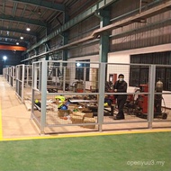 Pagar profil aluminium, sekatan bengkel, pagar kilang, jaring pengasingan peralatan, penutup pelindu