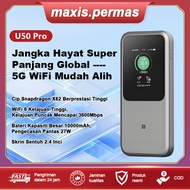 ZTE MU5120 U50 Pro Max 5G MIFI WiFi6 Modem Router Speed 64 User 10000mAh 16 Hours WiFi Portable Hots