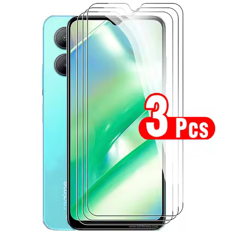 3Pcs protective glass for Realme C33 C 33 33C RealmeC33 6.5inches tempered glass screen protectors a