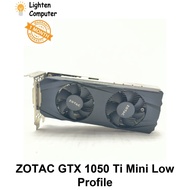 【USED】 ZOTAC GTX 1050 Ti Mini Low Profile 4G Graphic Card | No need 6 pin | GDDR5 | Graphics Card | 