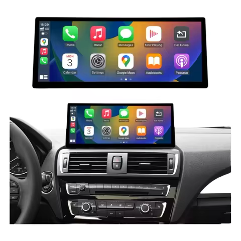 12.3" Ultra Thin Linux Screen For BMW 1 2 Series F20 F21 F22 F23 F45 Wireless CarPlay Android Auto C