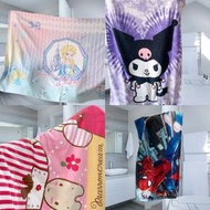 睇圖2_無法閱讀、問價錢互BLOCK，謝🌟［代購售$250+］日本sanrio 2025最新款 marron cream oversized beach bath towel 兔媽媽純棉浴巾 加大 約