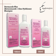 Dermazole Plus Ketoconazole + Zinc Pyrithione Shampoo 50ml 100ml | PREMIUM GRADE DERMATOLOGIST TESTE