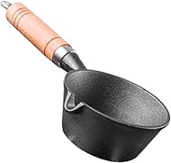 Cabilock Oil Pan Thickened Soup Pot Milk Warmer Saucepan with Lid Stew Pot Small Steamer Pot Oil Sauce Pan Melting Butter Pots Pasta Pan Milk Pot Coffee Pot Keep Warm Cast Iron Hot Pot Baby