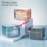 ORTHODENTIC BRACES ORTHO WIRE DENTURES CASE STORAGE TRAVEL BOX VENEER BRACES BRUXISM