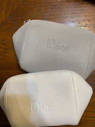 Dior 正品化妝包 灰/黑 ｜一個220，兩個400