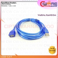 USB extension cable 1.4m 2.5m USB meter extension cable PS