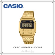 Casio vintage A1100G-5 A1100G5 A1100 100% original authntic casio digital watch stainless steel unis
