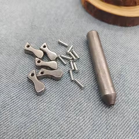 Pendulum Cam Rivets And Install Tool Unpolished Metal Punch 6pcs/Set For Zippo Zorro Gas Lighter DIY