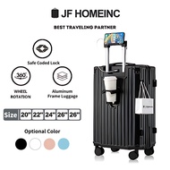 JF 20 Inch - 28 Inch Travel Luggage Suitcase Large Capacity Durable Thickened Carry On For Wome Men 