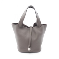 【二手】愛馬仕 HERMES 手提包 Picotin Lock MM Etoupe 皮革 Picotin Lock MM Etoupe 女士二手 A