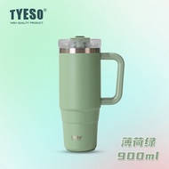 TYESO | TYESO แก้วน้ำอุ่นขนาดใหญ่พร้อมสูตรเย็นสำหรับผู้หญิง แก้วน้ำอุ่นแบบมีฝาปิด แก้วน้ำเย็น แก้วน้