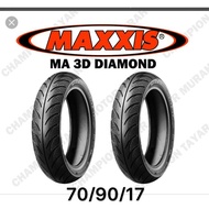 ∈✚∈TAYAR TYRE MAXXIS DIAMOND 70/90/17 TUBELESS