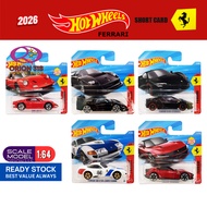 Hot Wheels 2026 Ferrari SF90 Stradale/ F40 Competizione/ Ferrari 12Cilindri/ Ferrari 365/Dino 206 GT