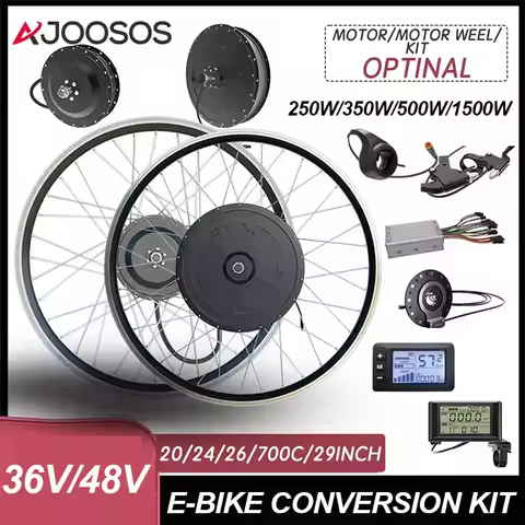 Front/Rear Electric Bicycle 36V 250W 350W 500W 48V 1500W 2000W Electric Bike Brushless Hub Motor Whe