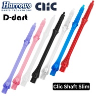 HARROWS CLIC DARTS SHAFT - SLIM CLIC SYSTEM DART SHAFT/STEM FOR SOFT TIP AND STEEL TIP DART