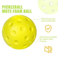 1pc Silent Pickleball Balls Quiet PU Bounce Ball Pickleball Ball Consistent Bounce Pickleball Practi