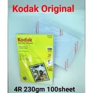 Ready Kodak Glossy Photo Paper 230gsm-100 Sheets/pack 3R/4R/5R Size
