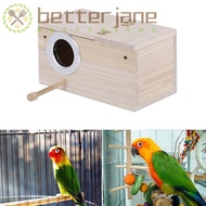 BETTER-JANE Bird Breeding Box Budgie Lovebirds Finch Security Nesting House