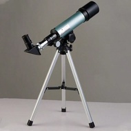1pc Green & Black Telescope With Tripod Stand, Sturdy Support, Great For Students & Kids To Explore 
