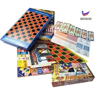 2 in 1 Large Size BILLIONAIRE JUTARIA + SUPER DRAUGHTS / Board Game / Permainan Kanak-kanak / Kids J