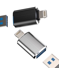 iPhone OTG Adapter Lightning Male to USB Female Dongle(2Pack)for 14 13 11 12 Pro Max Xr X Xs 8 7 Se 