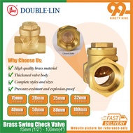 Brass Disc Swing Check Valve ( 1/2" - 2" ) (15mm - 50mm ) DLM