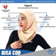 3P9U9- Sports Hijab Sport Hijab Instant Hijab Swimming Hijab Sports Hijab