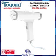 TOYOMI GS 520 HANDHELD GARMENT STEAMER, STAINLESS STEEL NOZZLE, 1200W, 1 YEAR WARRANTY