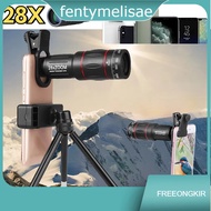Fentymelisae 28X Tele Zoom Lens HP Lens Telescope TeleZoom Camera Mobile Phone HD Eyes for Fishing C
