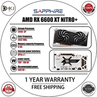 USED Sapphire AMD RX 6600 XT NITRO+ / PULSE 8GB GDDR6 Gaming GPU Graphics 1 year warranty