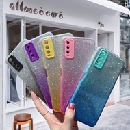 ส่งจากไทย เร็ว1-2วัน case Samsung J7 J710 J4plus J6plus J7pro J7prime J2 J2prime A8 2018 A8plus A9pro A2core A01core เคสโทรศัพท์ galaxy ซัมซุง กันกระแทก TPU ทูโทน กากเพชร 3in1 2020 2021 + เจ