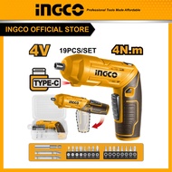 Máy siết vít dùng pin 4V sạc pin bằng cáp type C INGCO CSDLI0442