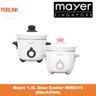 Mayer 1.5L Slow Cooker MMSC15 - Pink / Black