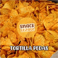 Tortila Chips Pedas 100gr Murah Gurih Renyah / Tortilla Chips Kiloan / Tortila Chip Snack / Doritos 