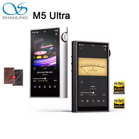 SHANLING M5 Ultra MP3 Player Portable Music Player Hi-Res Audio MP3 Player Bluetooth 5.2 LDAC PCM768