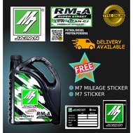 M7 JAPAN ENGINE OIL RM-A PREMIUM MINERAL 15W-40 SN CJ 4L MOTOR LUBRICANT MINYAK HITAM 15W40 ONLINE D