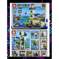 Lego Minecraft Sy.6185 Building Blocks 607 Pieces.