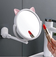 Home / Free Punch Wall Mount Small Mirror / Bathroom Wall Makeup Mirror / Household / Bathroom / Wall Mount / Bathroom Mirror