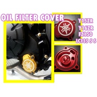 Y15ZR Y16ZR LC135-5S FZ150 R15 MT15 MINYAK OIL FILTER COVER TRANSPARENT YAMAHA Y15 LC FZ Y16 CAP ENJIN ENGINE 4T +GIFT