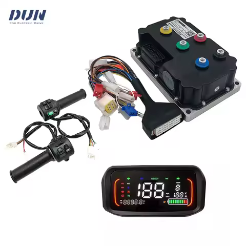 Fardriver ND72530 350A Sine Wave BLDC Hall Sensor Controller with N7 Display and Throttle Kits for 4