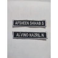 Custom Computer Embroidery Name Bet SIGMA 02 281 Size 1.8x8.5cm Neat Stitching Premium Quality Embro