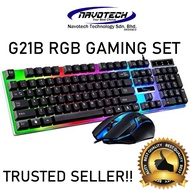 Gaming Keyboard G21 G21B RGB LED Gaming Keyboard Mouse LED Backlight Like G21 G21B GTX300